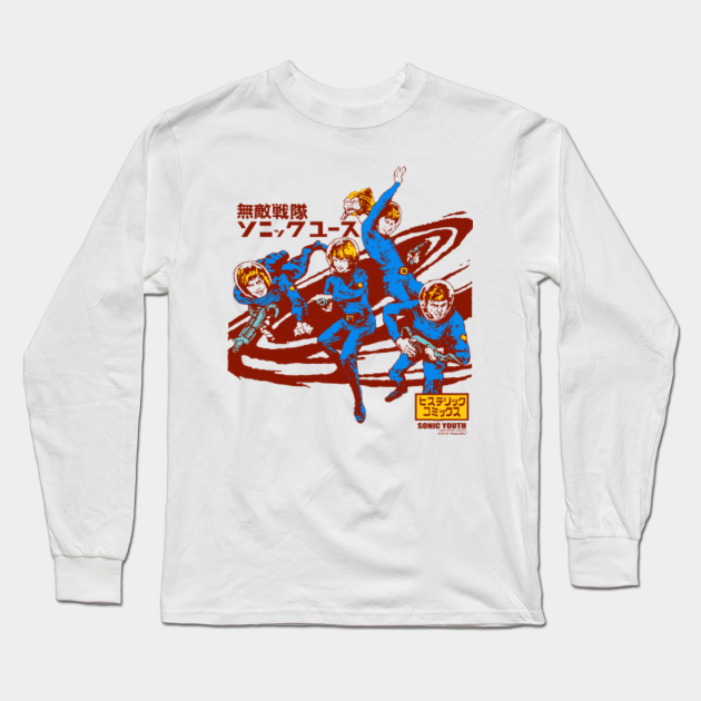 Sonic Youth as worn by kurt cobain Kurt Cobain Long Sleeve TShirt